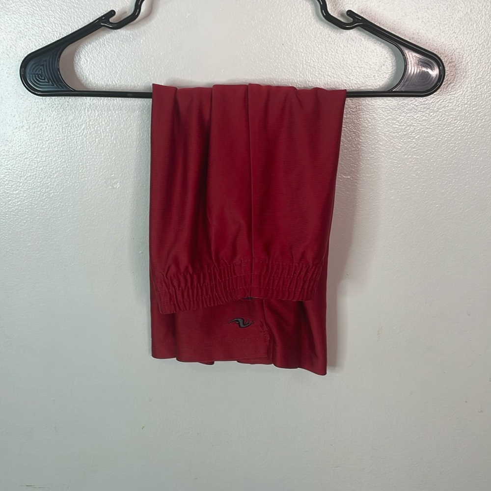 Red athletic works shorts